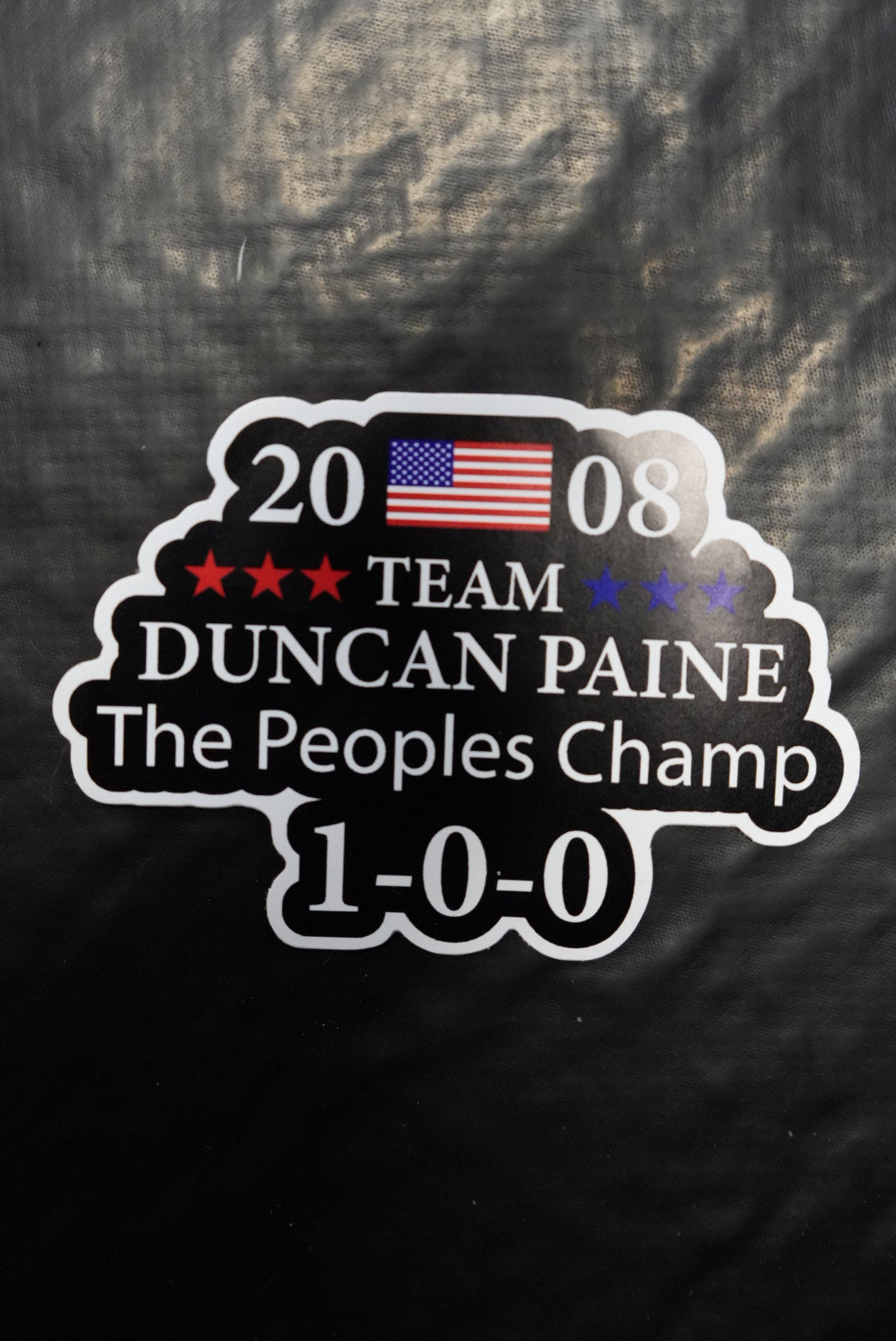 Signed Team Duncan Paine sticker